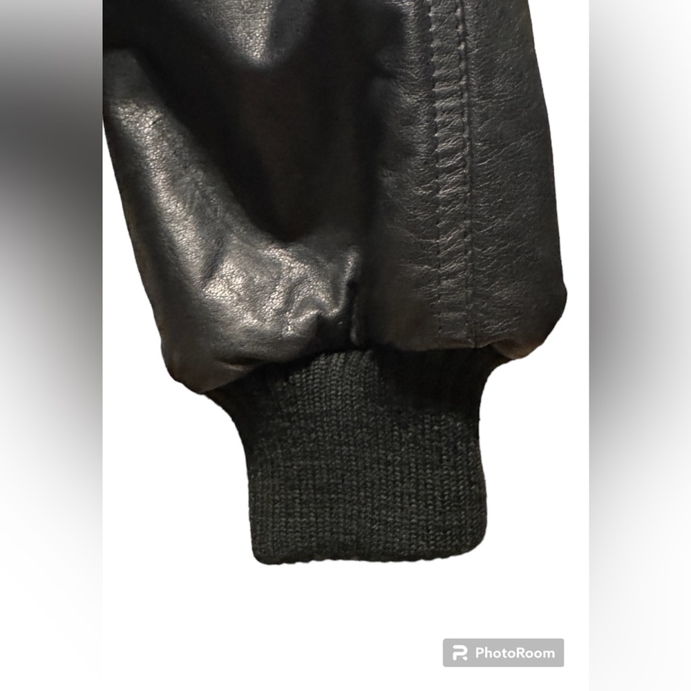 Vintage Don Nash Limited leather bomber jacket! Sz 40 - Picture 5 of 16